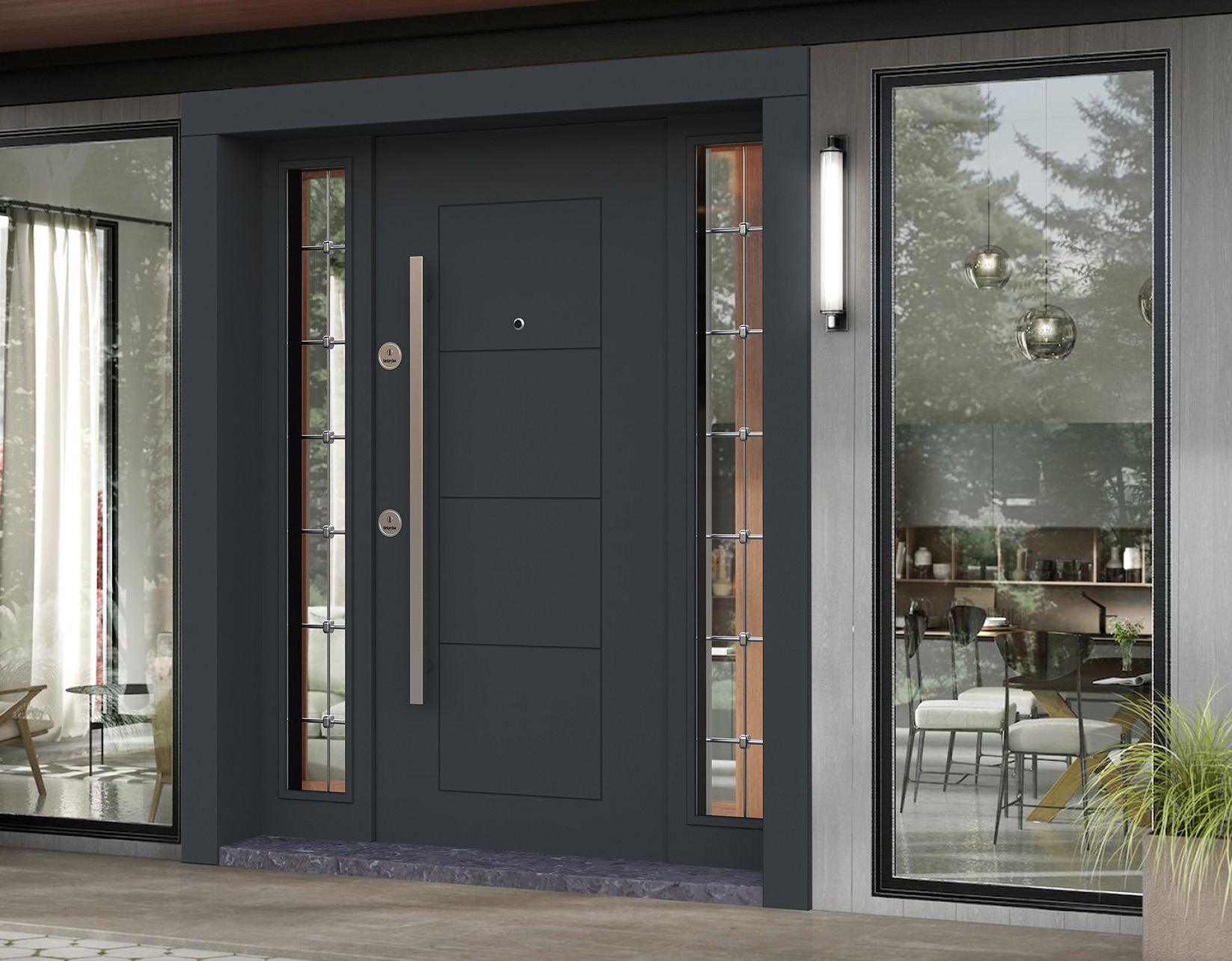 Payamlı Çelik Kapıcı